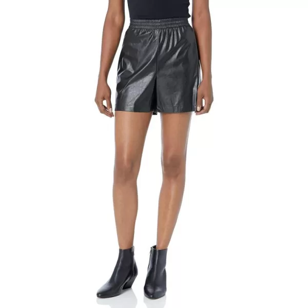 Theory Womens Easy Pullon Short in Mercer FauxBlack