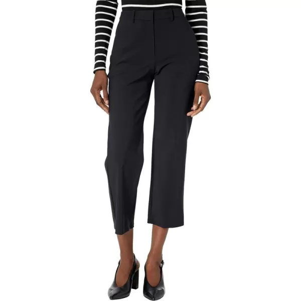 Theory Womens HighWaist Ponte Straight PantBlack