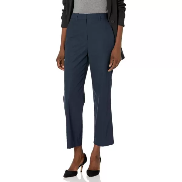 Theory Womens HighWaisted Straight PantNocturne Navy