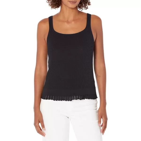 Theory Womens Lace Trim Tank in Bristol CottonNavy