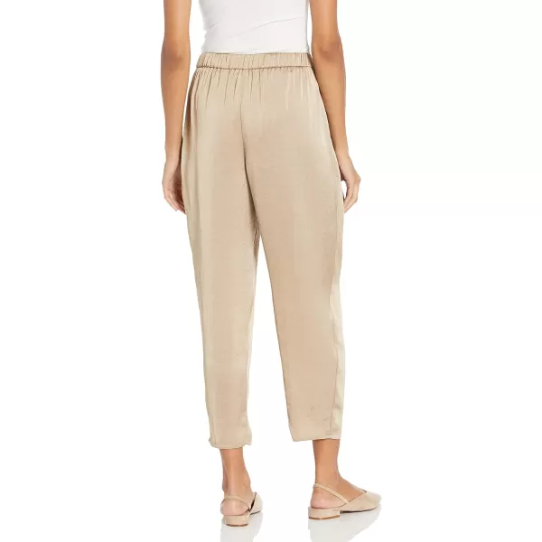 Theory Womens Pleated Carrot Pant in Crushed SatinMesa