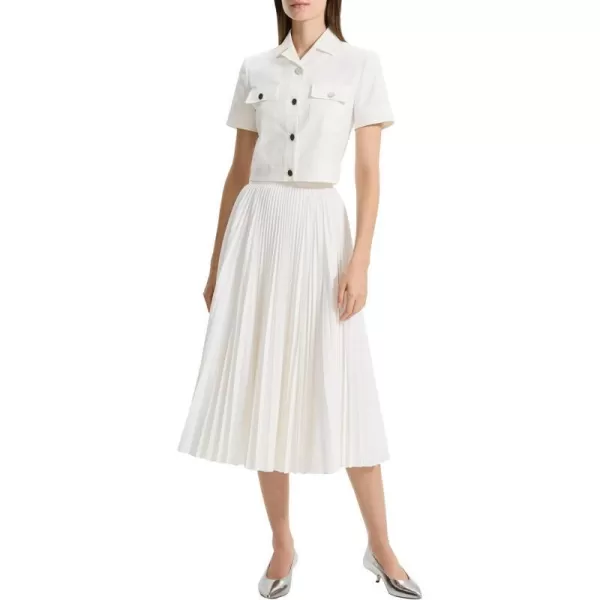 Theory Womens Sunburst Midi SkirtWhite