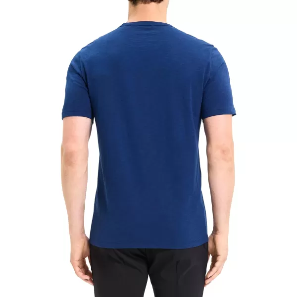 Theory Mens Essential Cosmos Slub Cotton TeeBlueberry