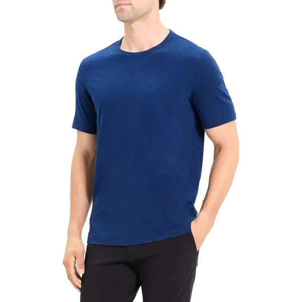 Theory Mens Essential Cosmos Slub Cotton TeeBlueberry