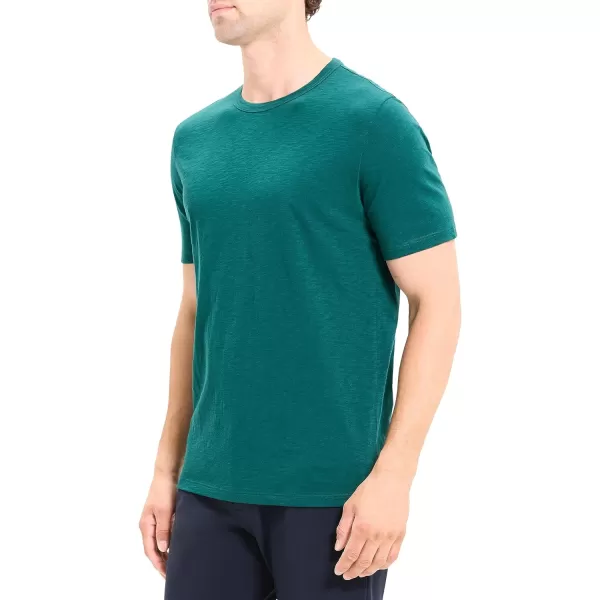 Theory Mens Essential Cosmos Slub Cotton TeeFoliage