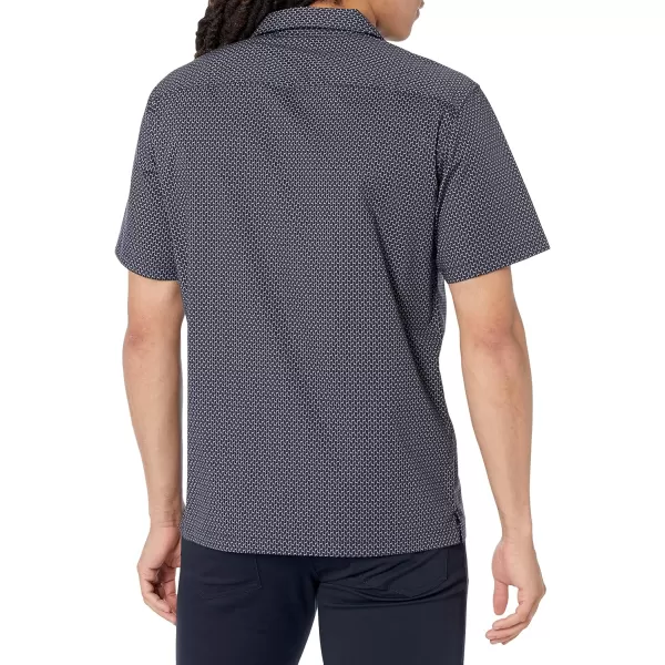 Theory Mens Irving Ss Aspect ShirtBlackTapir