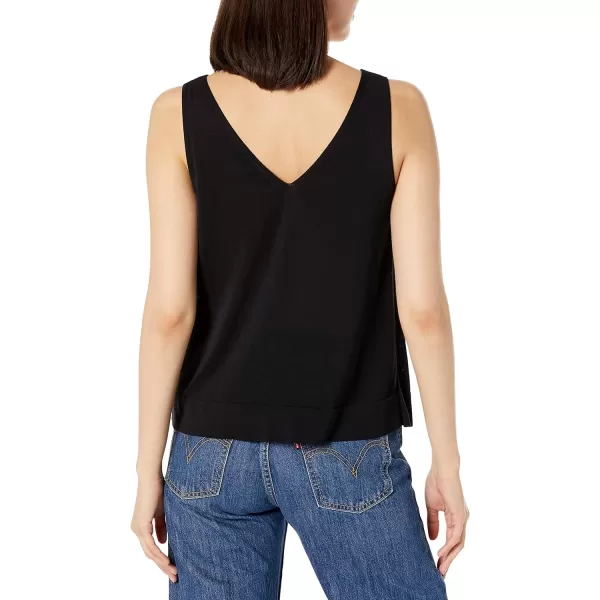 Theory Womens Twist Tank in Bristol CottonBlack