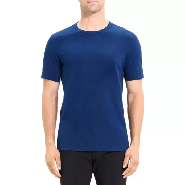 Theory Mens Essential Cosmos Slub Cotton TeeBlueberry