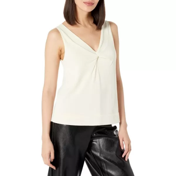 Theory Womens Twist Tank in Bristol CottonIvory