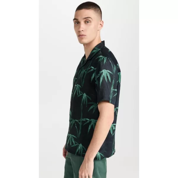 Theory Mens Beau Bamboo ShirtBlackCypress