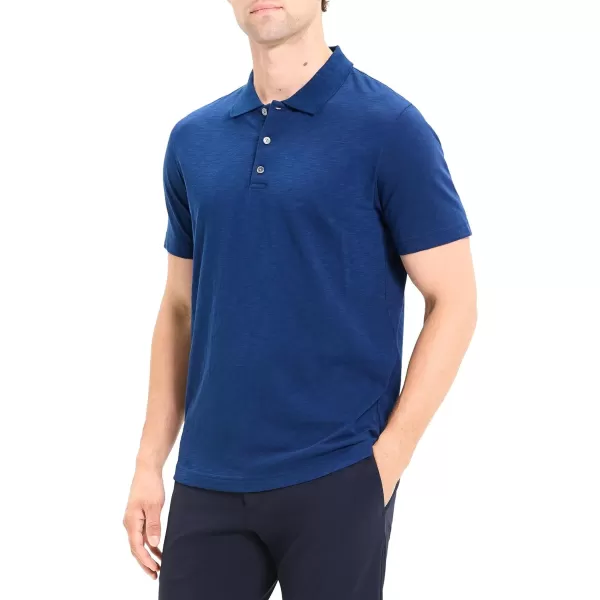 Theory Mens Bron Polo in CosmosBlueberry