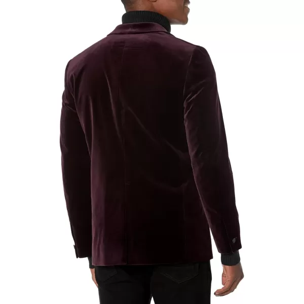 Theory Mens Chambers Tux in Plush VelvetMalbec