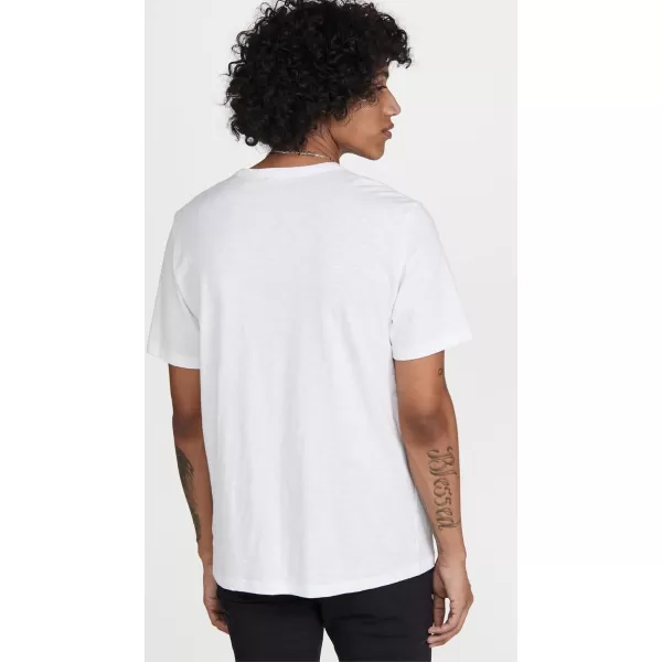 Theory Mens Essential Cosmos Slub Cotton TeeWhite