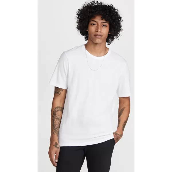 Theory Mens Essential Cosmos Slub Cotton TeeWhite