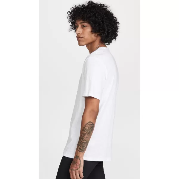 Theory Mens Essential Cosmos Slub Cotton TeeWhite