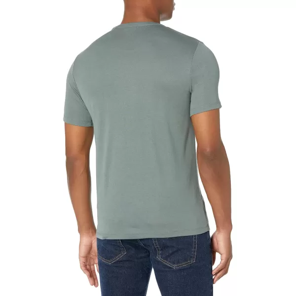 Theory Mens Essential Tee Anemone MilanoBalsam Green