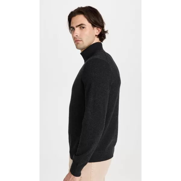 Theory Mens Hilles Quarter Zip Cashmere SweaterPestle Melange