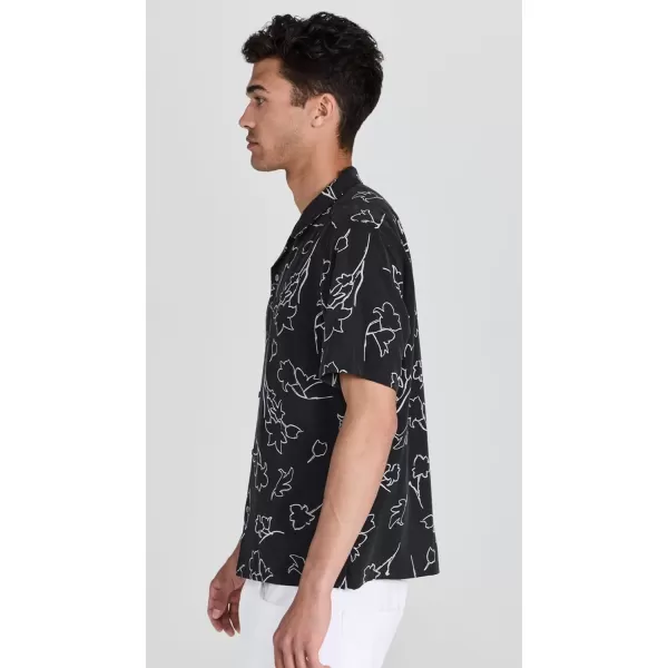 Theory Mens Irving CC Sketch ShirtBlack Multi