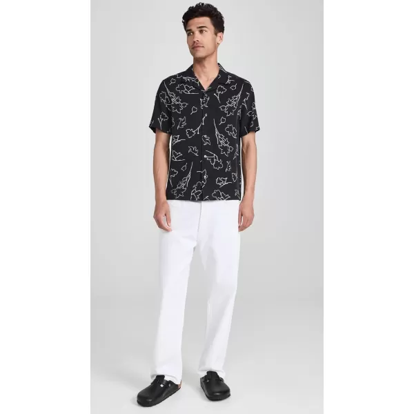 Theory Mens Irving CC Sketch ShirtBlack Multi