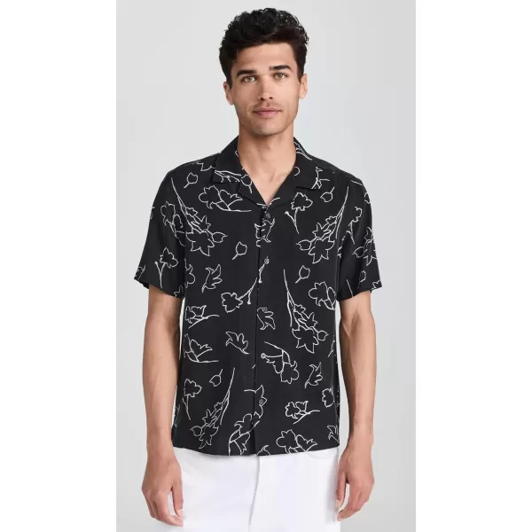 Theory Mens Irving CC Sketch ShirtBlack Multi