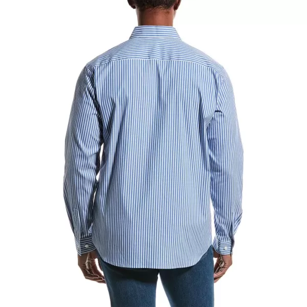 Theory Mens Irving Regis ShirtBlueWhite