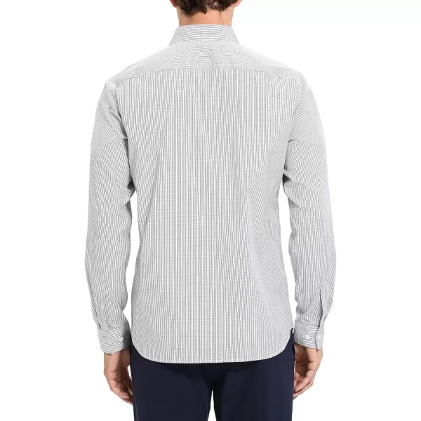 Theory Mens Irving in Wealth CheckWhiteBaltic