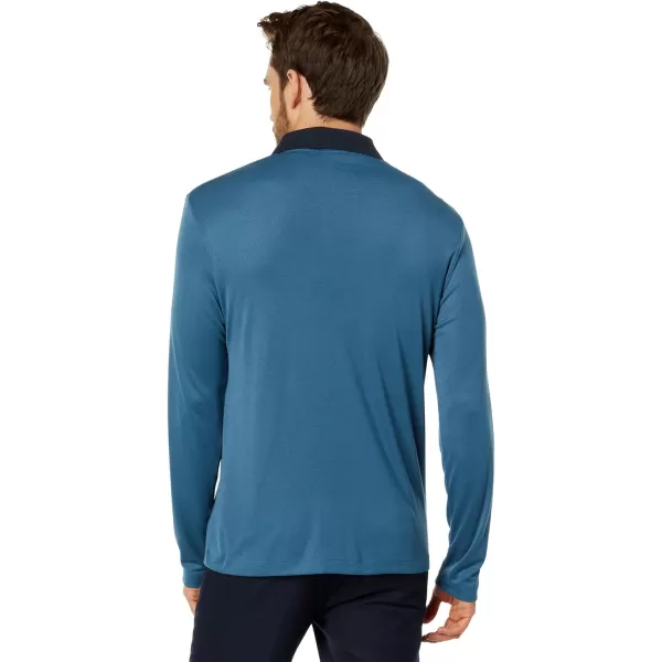 Theory Mens Long Sleeve Kayser PoloMidnight