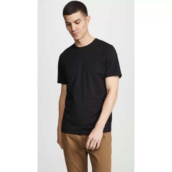 Theory Mens Luxe Cotton Precise TeeBlack