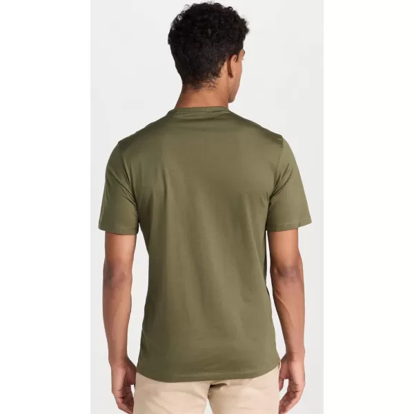 Theory Mens Luxe Cotton Precise TeeOlive Branch