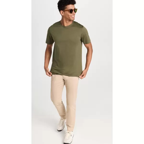 Theory Mens Luxe Cotton Precise TeeOlive Branch