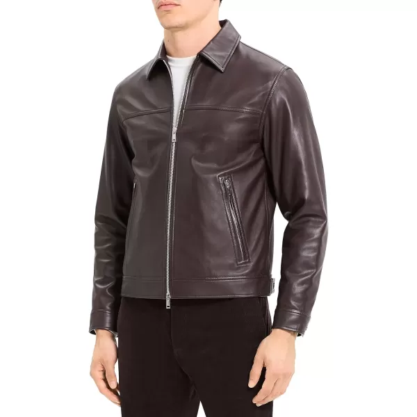 Theory Mens Rhett Leather JacketMink