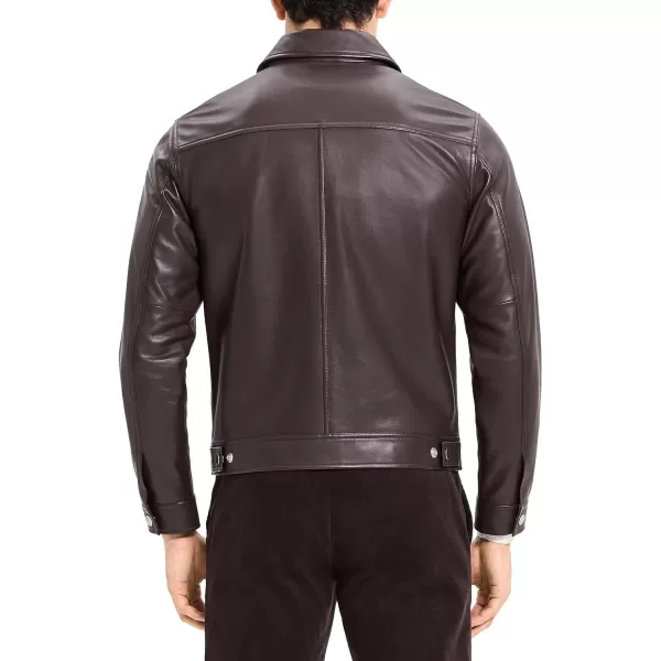 Theory Mens Rhett Leather JacketMink