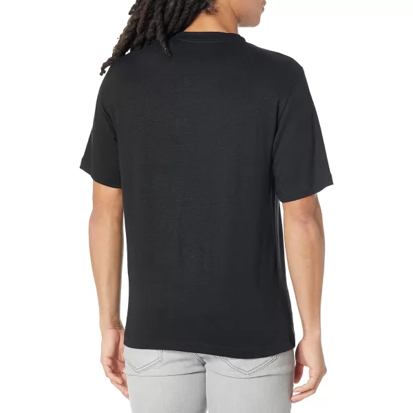 Theory Mens Ryder Tee Flex LinenBlack