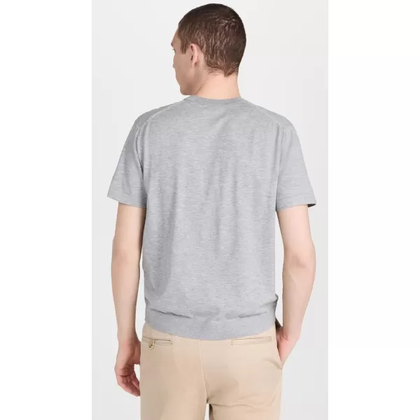 Theory Mens Sarior Tee in Light BilenLight Grey Heather