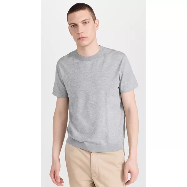 Theory Mens Sarior Tee in Light BilenLight Grey Heather