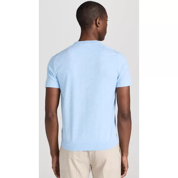 Theory Mens Sarior Tee in Light BilenSkylight Melange