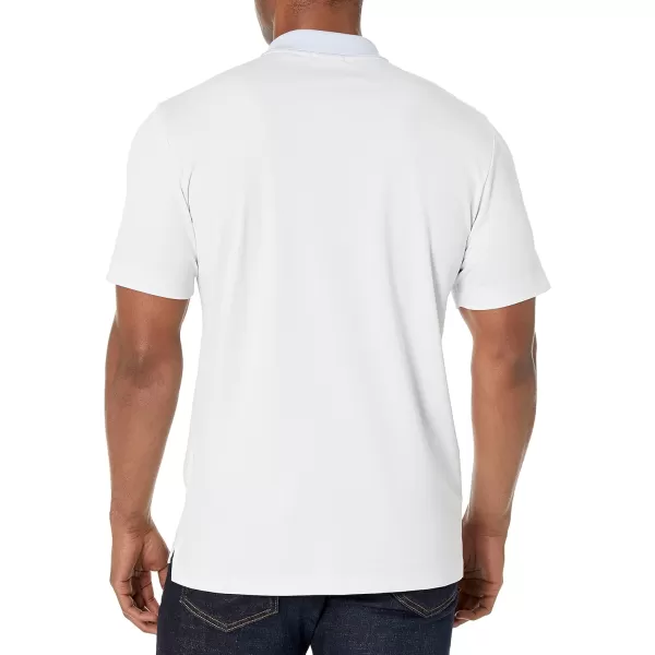 Theory Mens Standard Polo Current StripeOlympicIvory