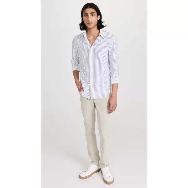 Theory Mens Sylvain Blaine Button Down ShirtWhitePestle