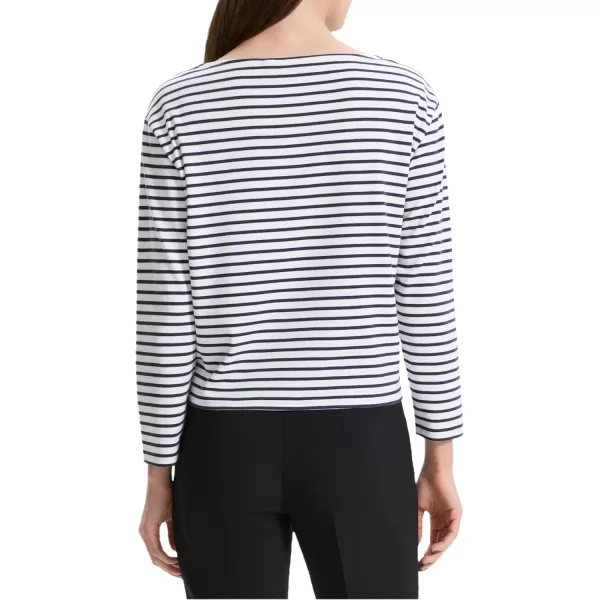 Theory Womens Boatneck TeeNavy Multi