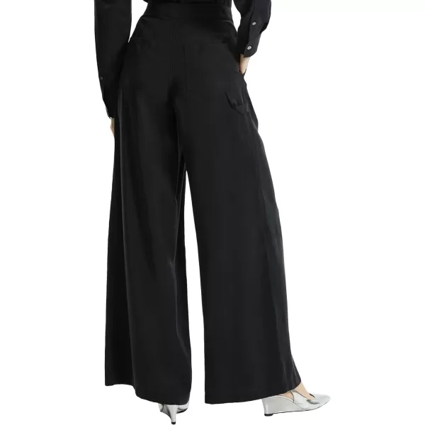 Theory Womens Cargo Wide PantBlack