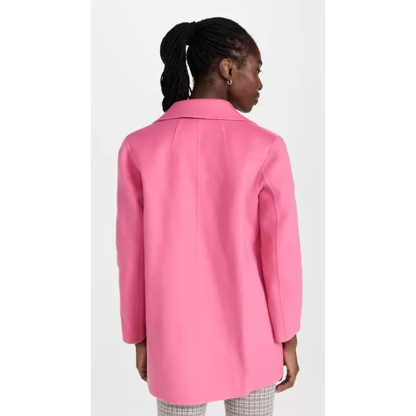 Theory Womens Clairene CoatPink Orchid