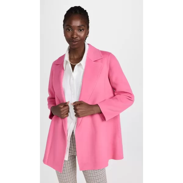 Theory Womens Clairene CoatPink Orchid