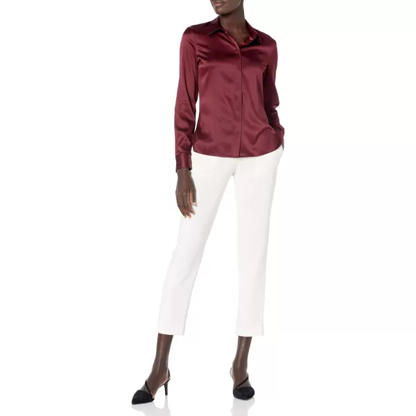 Theory Womens Classic Fitted ShirtCurrant