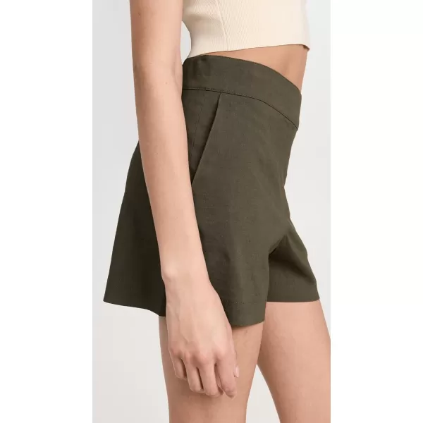 Theory Womens Clean Mini ShortsDark Olive