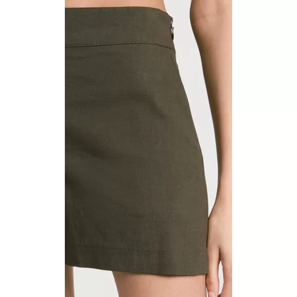 Theory Womens Clean Mini ShortsDark Olive