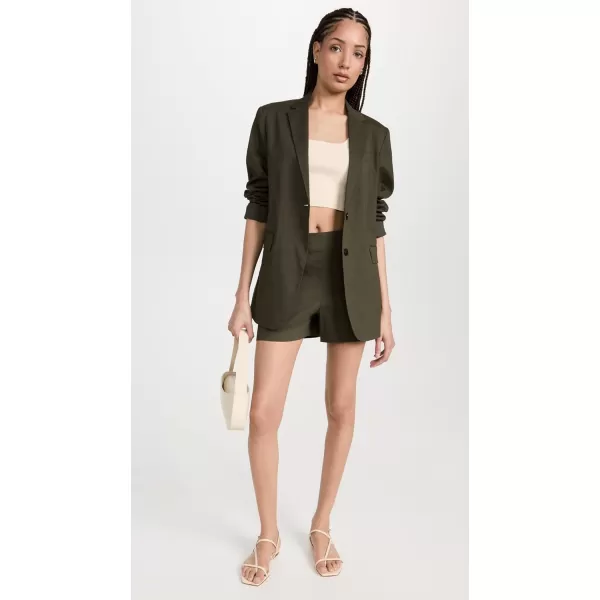 Theory Womens Clean Mini ShortsDark Olive