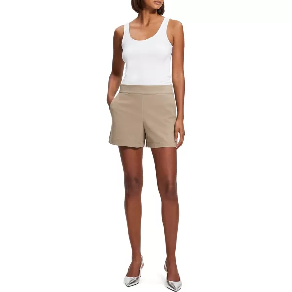 Theory Womens Clean Twill Mini ShortBark