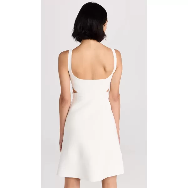 Theory Womens Cut Out Flare DressWhite