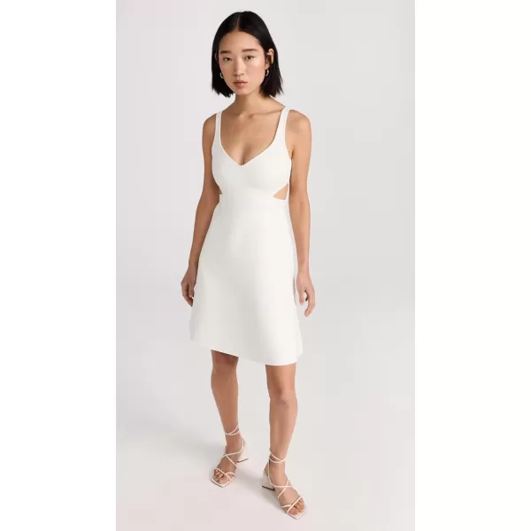 Theory Womens Cut Out Flare DressWhite