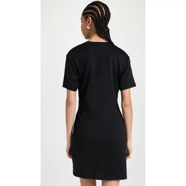 Theory Womens Drape Tee DressBlack